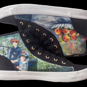 Scarpe dipinte su misura