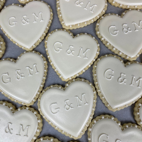 Personalized Bridal Shower Cookies