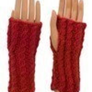 Easy Fingerless Gloves Two Ways Knitting Pattern PDF image 2