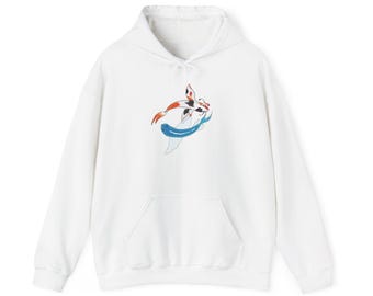 Around the Fins - Koi and Flying Fish (Childhood Drawing)