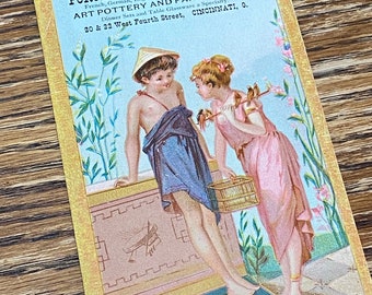 Victorian Import Advertising Card - F Schultze & Co Cincinnati