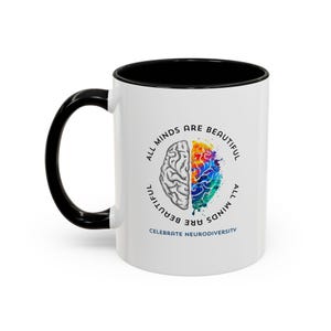 Celebrate Neurodiversity Accent Coffee Mug (11, 15oz)