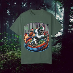 Philly Football Graphic Tee, Philadelphia Sports T-Shirt, Philly Shirt, Game Day Apparel, Football Season Top