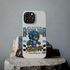 Detroit Football Duck Slim Phone Case, Sports Fan Gift, iPhone Cover, Cute Animal Design, Team Support Accessories