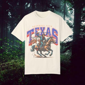 Vintage Texas Baseball Tee: Arlington Sports Fan Unisex T-Shirt