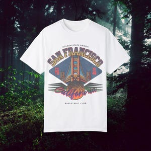 Vintage Golden basketball T-shirt, Golden State Tee, California Pride Shirt, Warriors Basketball Fan Gift, NBA Sports Apparel