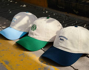 Custom text embroidered hat, vintage style trucker hat, retro baseball hat, personalized hat, gift for new mom and dad, unisex baseball hat.