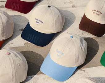 Czapka z haftowanym tekstem, czapka typu trucker w stylu vintage, spersonalizowana czapka baseballowa w stylu retro, prezent dla młodej mamy i taty, czapka unisex