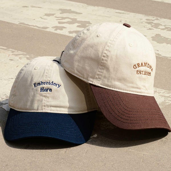 Cappello con testo ricamato personalizzato, cappello da camionista in stile vintage, cappello da baseball retrò, cappello personalizzato, regalo per neomamme e neopapà, cappello da baseball unisex.