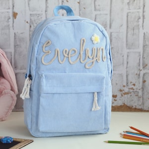 Sac à dos pour la maternelle,Sac à dos personnalisé en velours côtelé pour enfants,Sac à dos pour tout-petit,Sac d'école pour enfants,Sacs à dos monogrammés pour tout-petits,Premier jour d'école