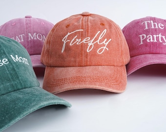 Custom Text Embroidered Hat, Personalized LOGO Hat, Retro Baseball Hat, Vintage Style Trucker Hat, Unisex Baseball Hat.