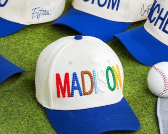 Personalized 3D Baseball Cap, Custom Name Hat, Matching Group Hats, Event Keepsake Gift