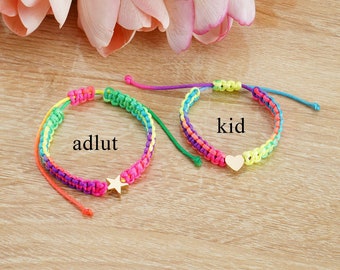 Set Di 8 Braccialetti Mamma E Me Per Il Rientro A Scuola - Gioielli Abbinati Con Cuore E Farfalla, Regalo Per Amiche E Famiglia