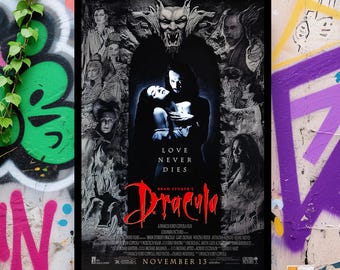 Póster de la película Drácula de Bram Stoker, Arte para la pared, Pósteres de películas clásicas, Artículos de colección para cinéfilos