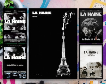 La Haine Poster, Wall Art, Classic Movie Posters, Film Fan Collectibles