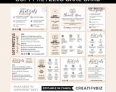 Soft Pretzels Care Guide Card, Small Business Template (Canva)
