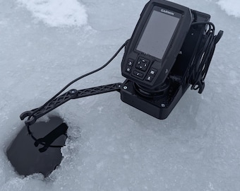 Garmin Striker 4 / 4 Plus / 4 Plus CV Ice Fishing Shuttle - Battery Adapter for Milwaukee, Dewalt, Makita  fishfinder NOT INCLUDED