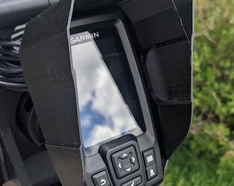 Garmin Striker 4 solskydd / solvisir / stänkskydd / högkvalitativ PETG-plast