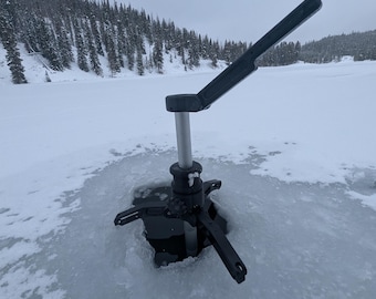 Pole Included!!! Ice Fishing Transducer pole Garmin Livescope, Megalive