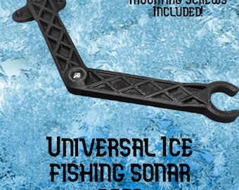 Ice Transducer Arm Upgrade for Garmin, Lowrance, Vexlar, Hummingbird Fishfinder
