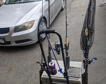 Berkley sportsman cart modifications cutting board, rod holders, cup holder
