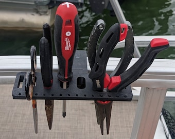 2 PACK! Sun Tracker Pontoon tool holder for all sun tracker 1.25 inch railing