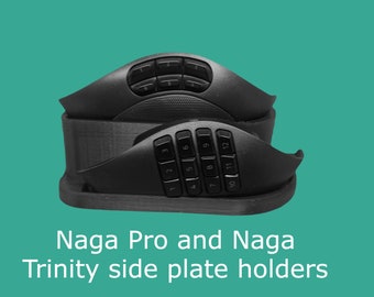 Razer Naga Pro, Naga v2 pro, Naga Trinity side plate holders side panel holders side plates not included