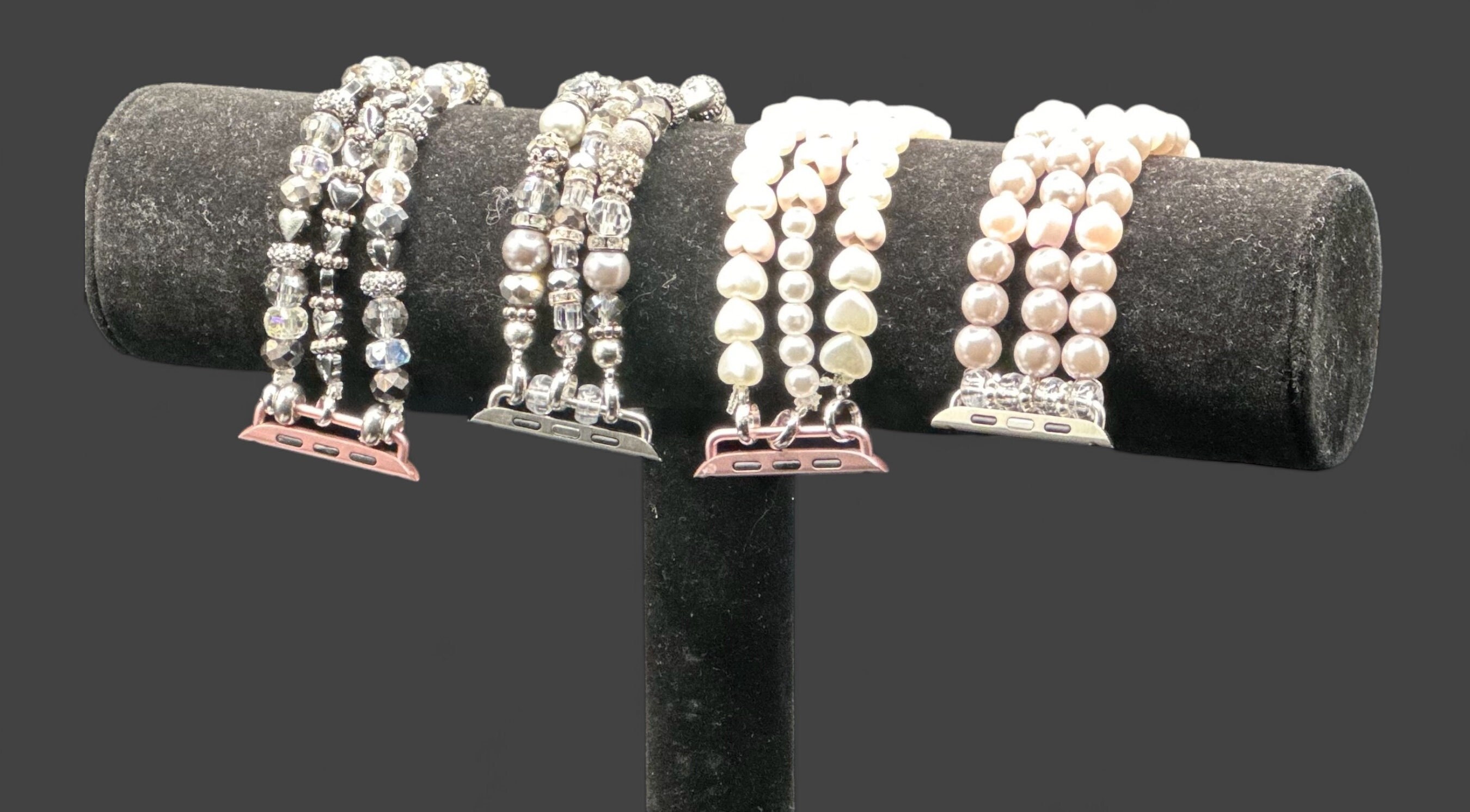 Assortment of Butterfly Beaded Apple Watch Bands 42/44 mm