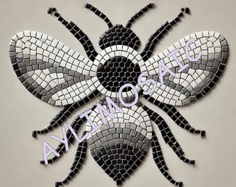 Pack of 77 templates - mosaic patterns | printable designs | JPG template to trace | DIY Mosaic Stencils | Instant download