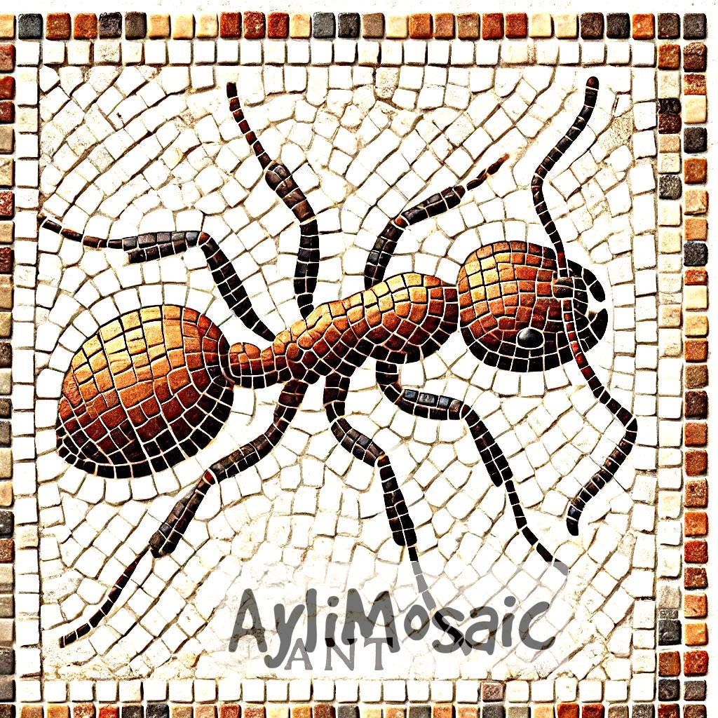 Pack of 7 Templates - Patterns - Ant Mosaic Designs | Printable ...