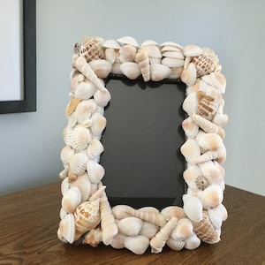 Seashell Encrusted Picture Frame
