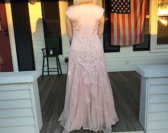 OOAK Vintage Lace Wedding Dress by Arlettemichelle