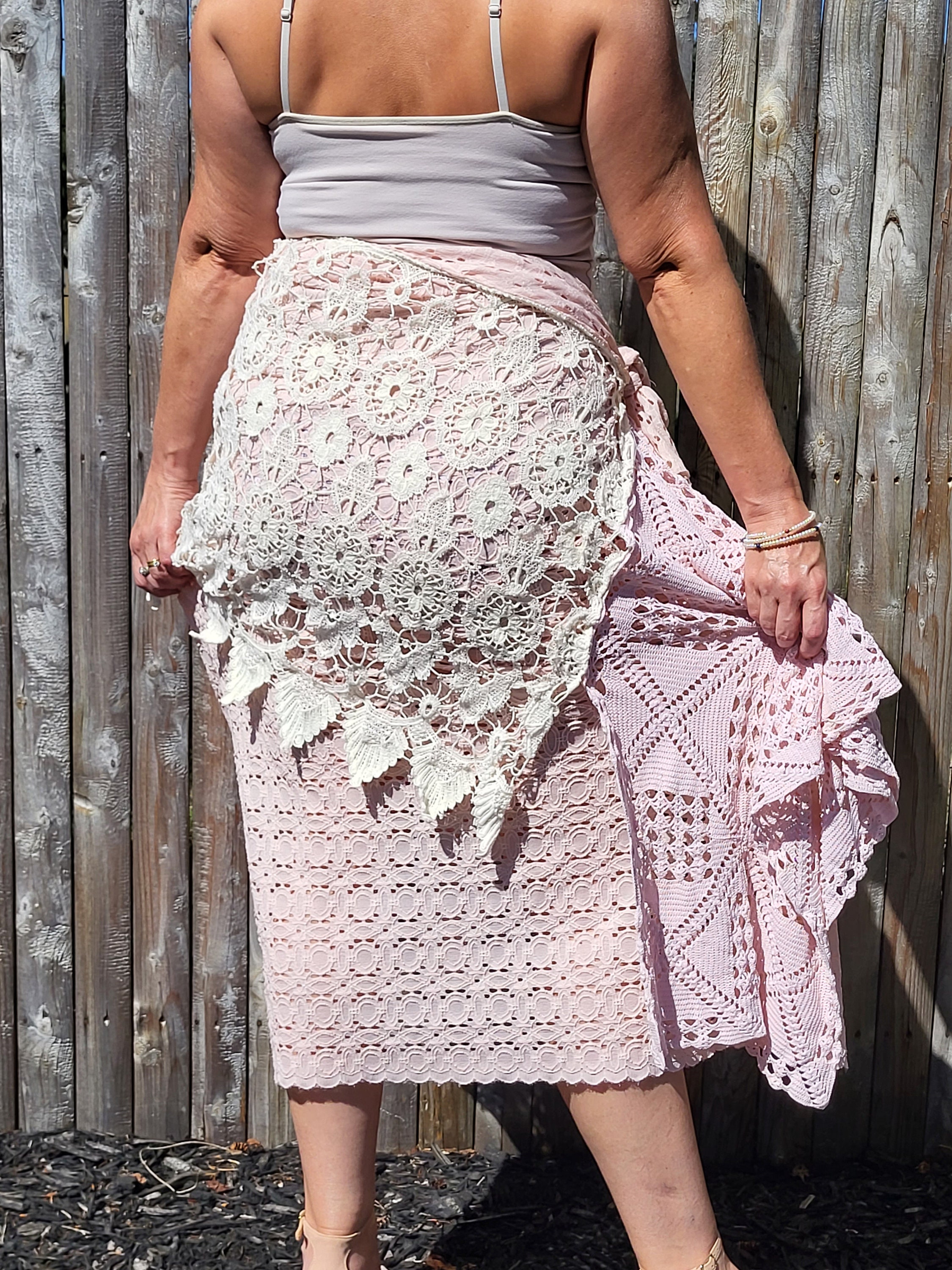 Baphomet Lace Skirt
