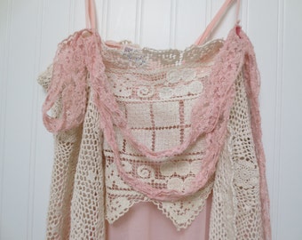 A Touch of Pink Lace Tunic