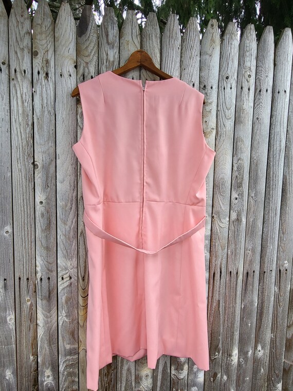 Vintage Pink Handmade Dress 1960s - image 4