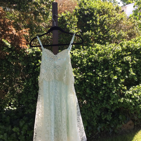 Lace Overlay Dress Etsy