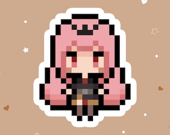 Hololive | Vtuber Sticker | Vinyl Sticker | Anime Stickers | Kawaii Decal | Cute Stickers | Laptop Stickers | Waterproof | Mori Calliope