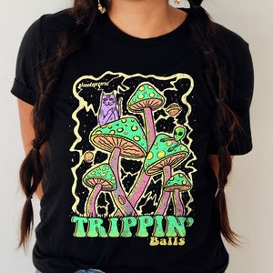 Psychedelische Trippin' Balls Unisex T-shirt