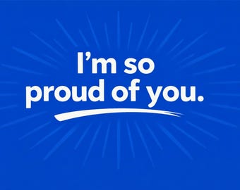 I’m So Proud of You Postcard – Uplifting Encouragement Mail | Motivational Greeting | Positive Message Card