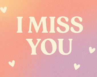 Anonymous “I Miss You” Postcard Sent Secretly – Heartfelt Surprise Mail Gift