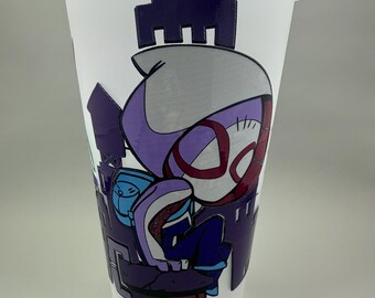 Rooftop Spider-Gwen Starbucks 24oz Cold Cup