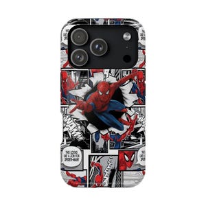 Breaking Through Spiderman Magnetic iPhone Case