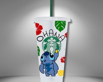 Stitch Ohana Starbucks 24oz Cold Cup