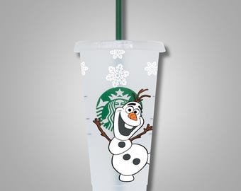 Olaf Starbucks 24oz Cold Cup