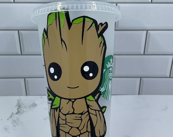 I Am Groot Starbucks 24oz Cold Cup