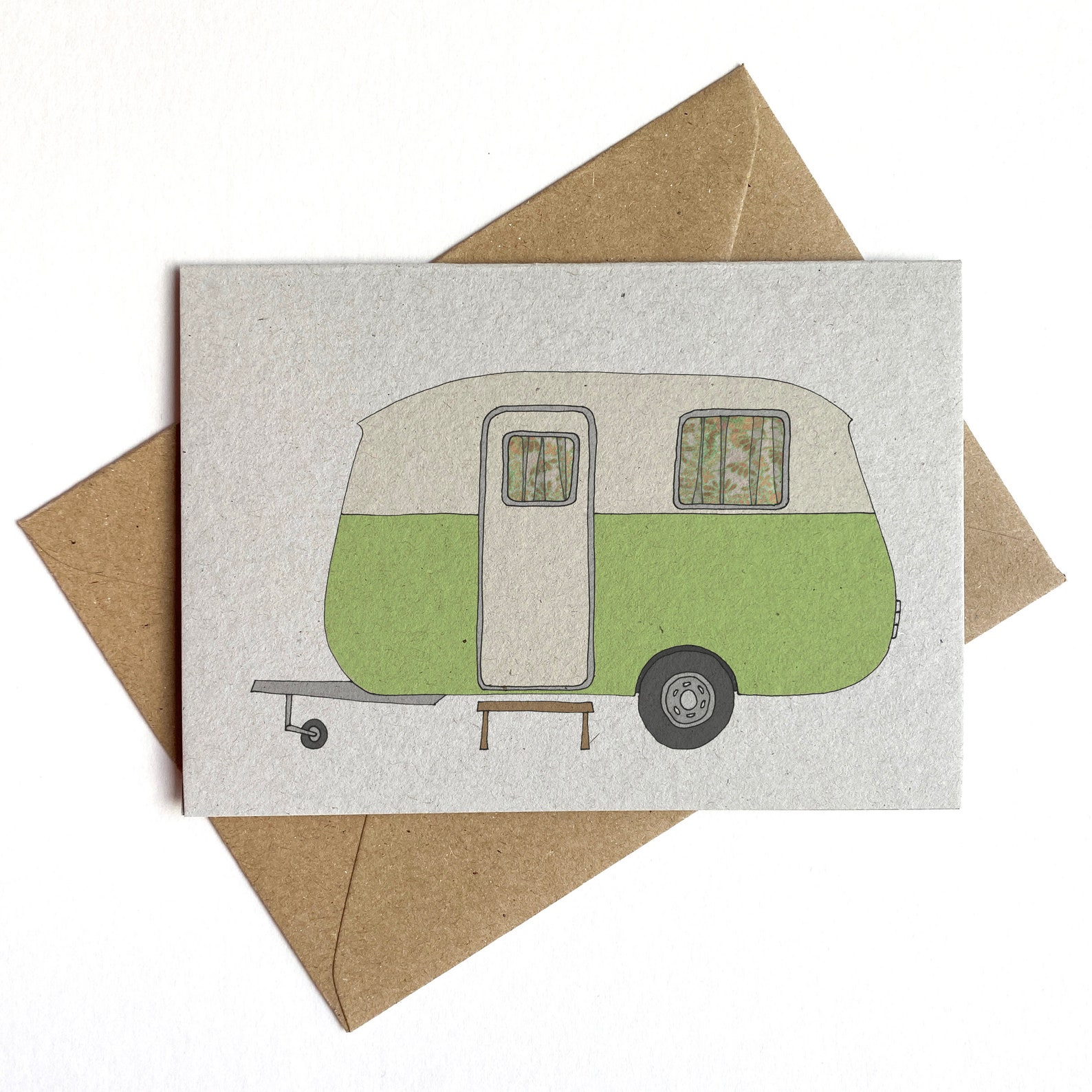Caravan Card Camping / Holiday / Travel / Vacation Etsy