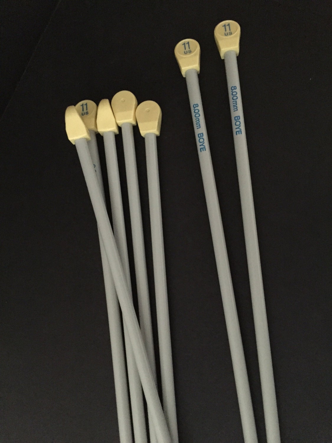 Size 11 Boye 13inch Knitting Needles 8.00MM Etsy