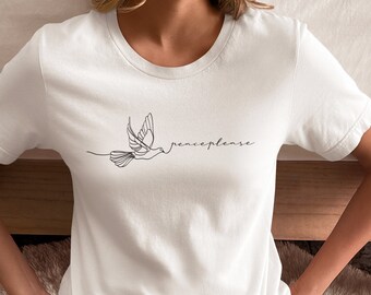Peace Dove T-Shirt: Anti War Graphic Tee