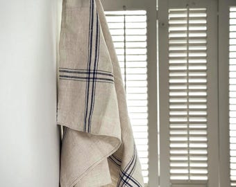 Antique XL Linen Torchon / Hand Towel