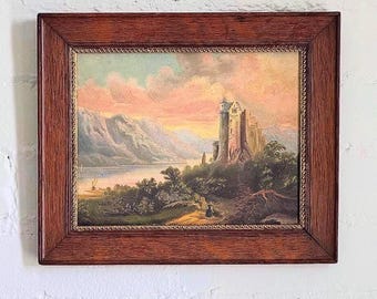 Antique Victorian Oil Painting